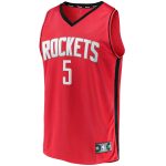 Official Houston Rockets mens houston rockets fred vanvleet fanatics red fast break replica player jersey – icon edition | NBA Store