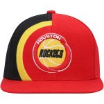 Official Houston Rockets mens houston rockets mitchell  ness red hardwood classics retroline snapback hat | NBA Store
