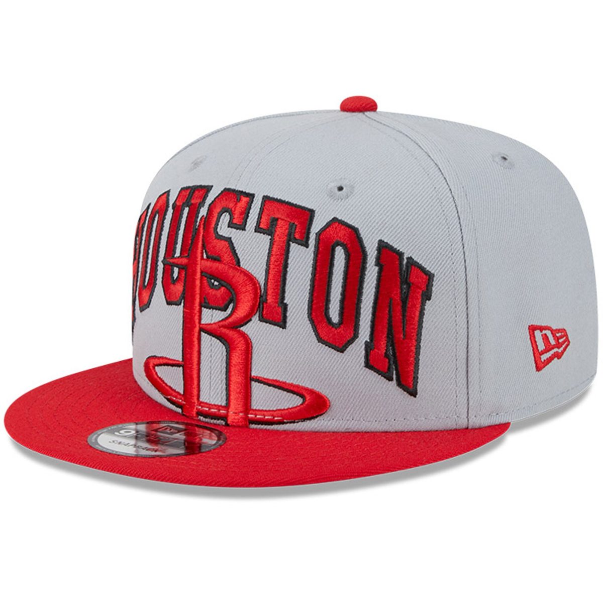 Official Houston Rockets mens houston rockets new era grayred tip-off two-tone 9fifty snapback hat | NBA Store