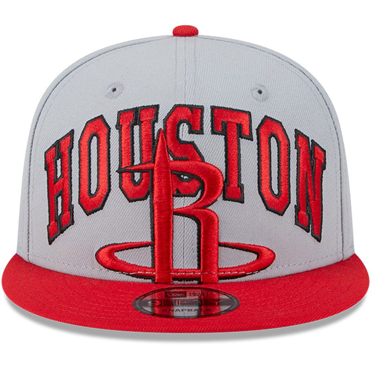 Official Houston Rockets mens houston rockets new era grayred tip-off two-tone 9fifty snapback hat | NBA Store