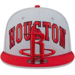 Official Houston Rockets mens houston rockets new era grayred tip-off two-tone 9fifty snapback hat | NBA Store