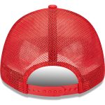 Official Houston Rockets mens houston rockets new era red stripes 9forty trucker snapback hat | NBA Store