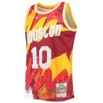 Official Houston Rockets mens houston rockets sam cassell mitchell  ness red hardwood classics 199394 hyper hoops swingman jersey | NBA Store