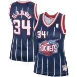 Official Houston Rockets womens houston rockets hakeem olajuwon mitchell  ness navy hardwood classics swingman jersey | NBA Store