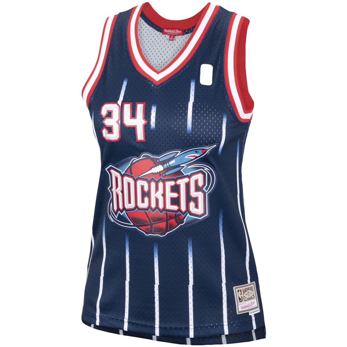 Official Houston Rockets womens houston rockets hakeem olajuwon mitchell  ness navy hardwood classics swingman jersey | NBA Store