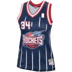 Official Houston Rockets womens houston rockets hakeem olajuwon mitchell  ness navy hardwood classics swingman jersey | NBA Store